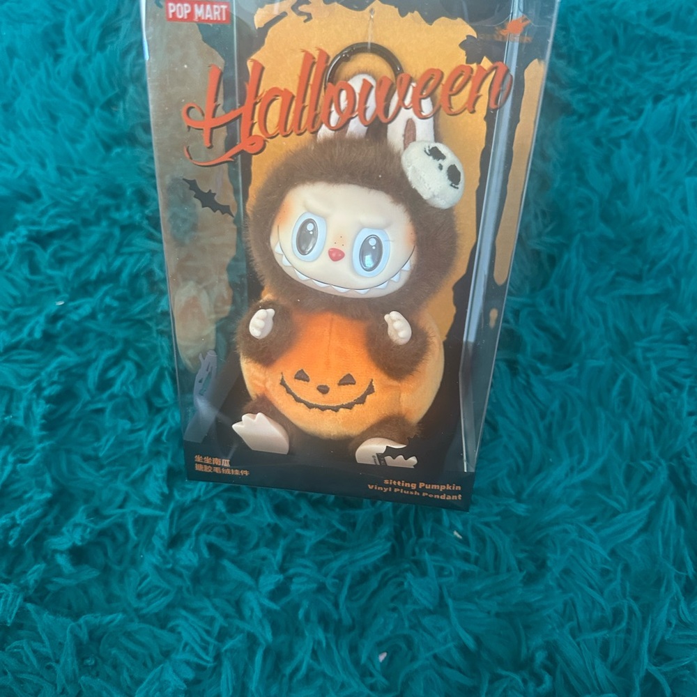 Pop Mart Halloween Stuffed Animal - Brown and Orange